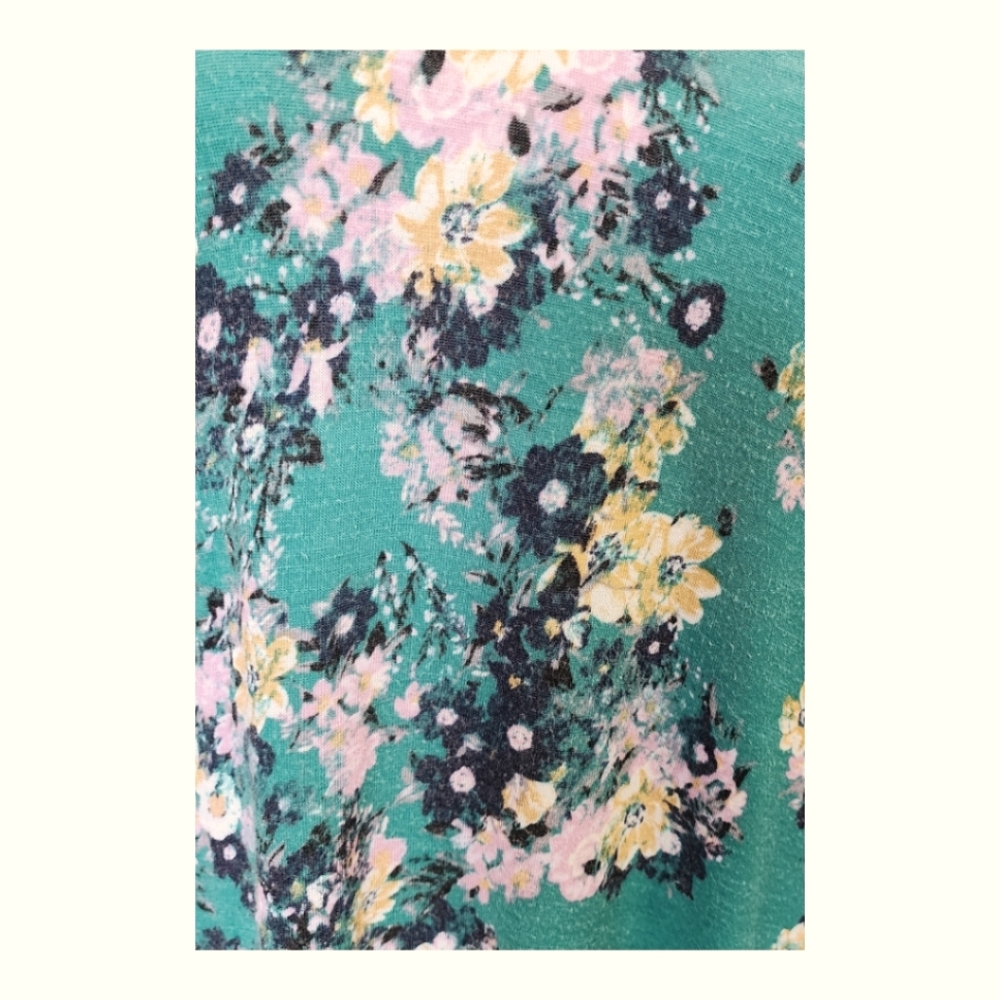 Maurices Women's Floral Cold Shoulder Top, Short Sleeve, Size Medium, M - Picture 6 of 14